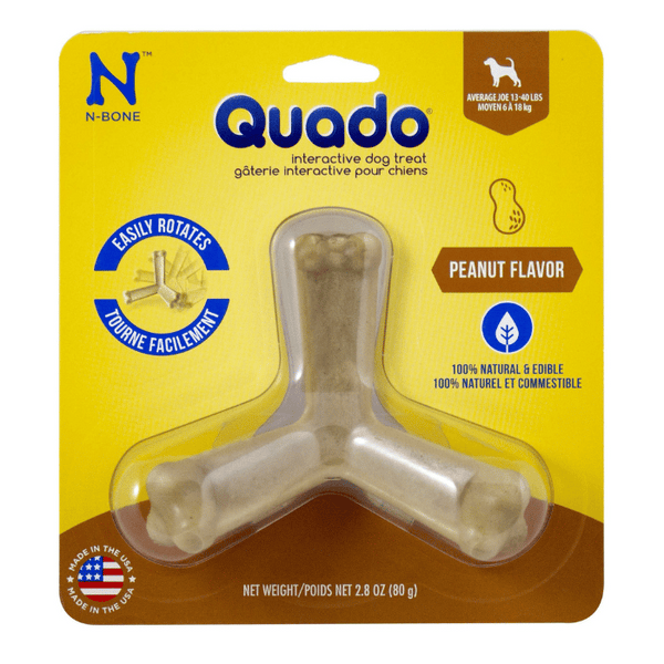 Nbone Quado Dog Treat, Peanuts Sherbrooke Canin