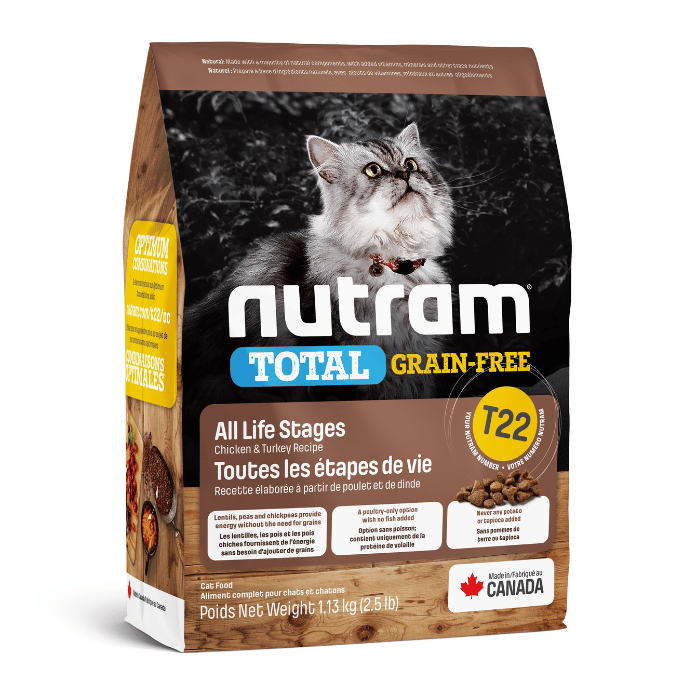 Nutram Nutram Total (t22) Chat Sans Grains Poulet Et Dinde
