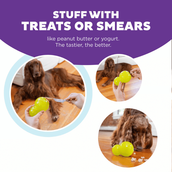 Outward Hound – Snoop Double Treat Dispenser – Green - Sherbrooke