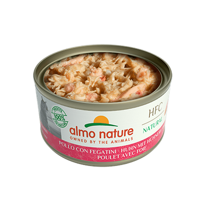 Almo Nature nourriture chat Nourriture pour chats HFC Natural - Poulet et foie