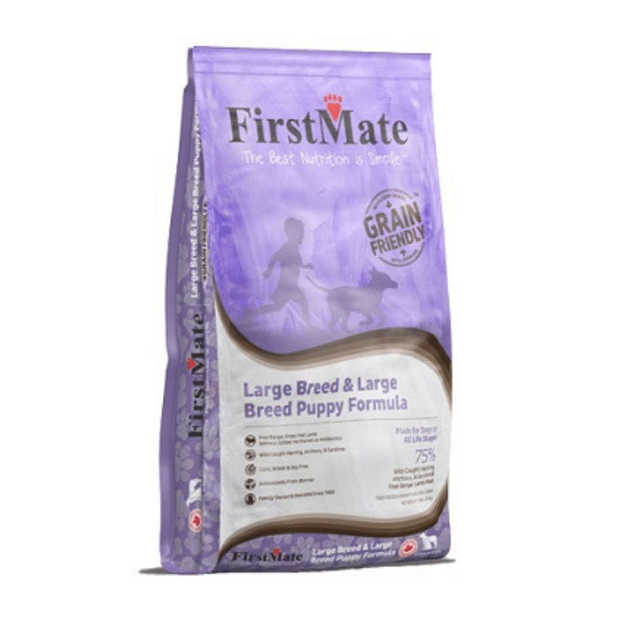 FirstMate nourriture 25 lbs FirstMate Grain Friendly Formule chien grande race et chiot grande race