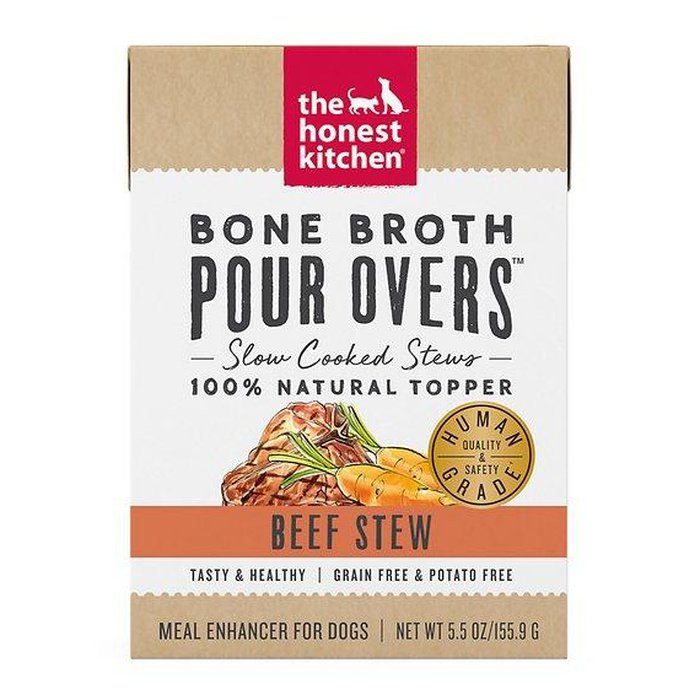 Honest Kitchen nourriture humide Bone Broth Pour Overs - Boeuf 5.5 0z