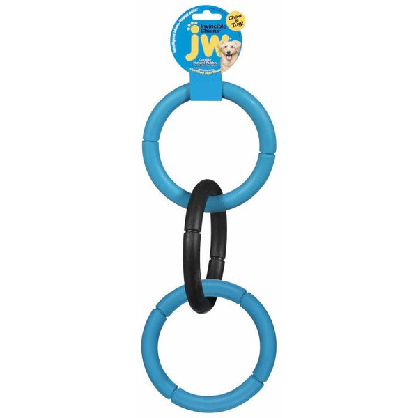 JW Pet - Invincible Chain Natural Rubber Dog Toy for Small Dogs