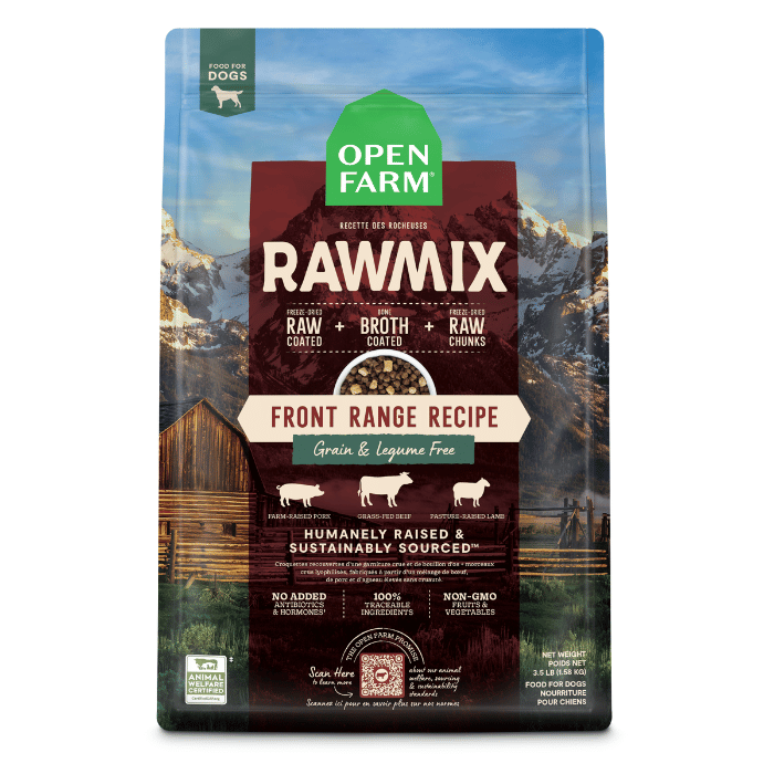 Open Farm nourriture Nourriture pour chien Open Farm RawMix recette Front Range