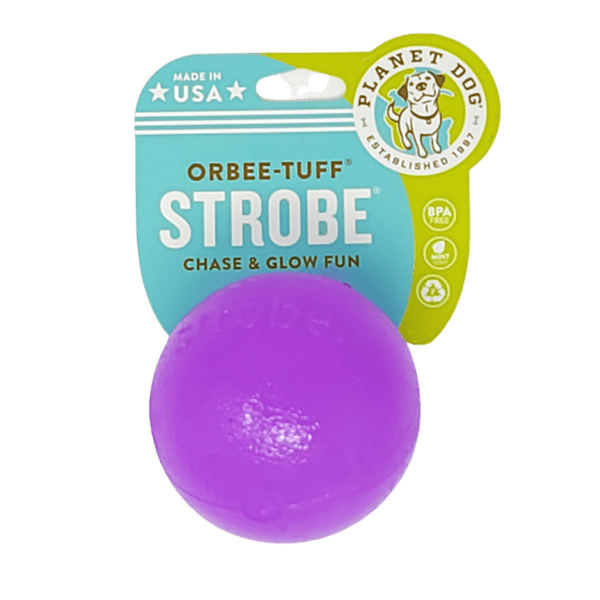Balle pour chiens Planet Dog Strobe Orbee-Tuff Del - Sherbrooke Canin