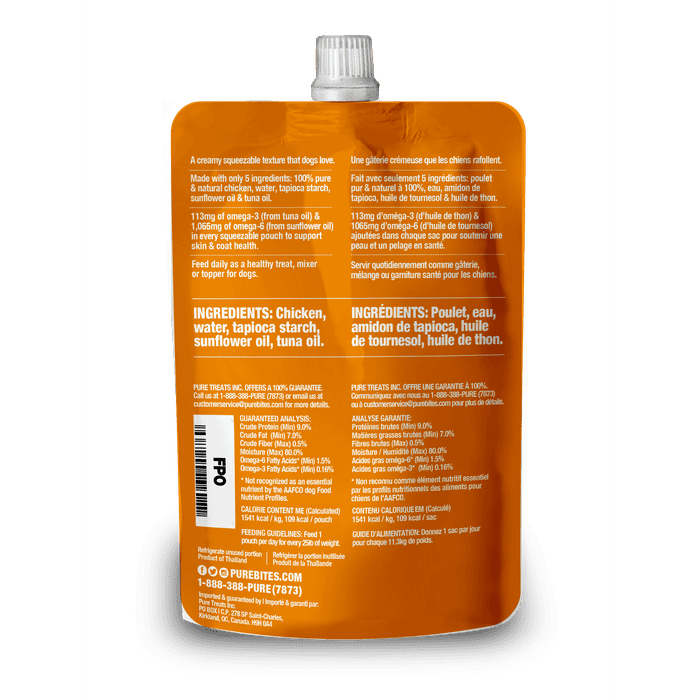 Pure Bites meal mixer Gâterie PureBites+ Peau & Pelage