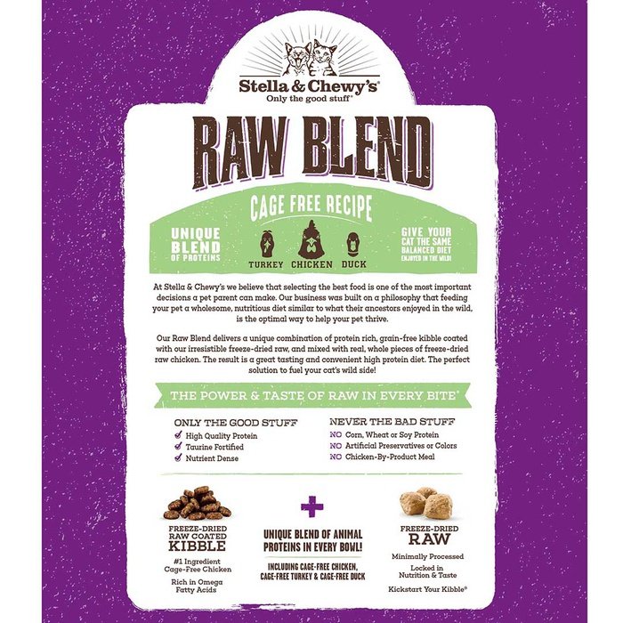 Stella & Chewy's nourriture Nourriture pour chats Raw Blend Cage Free