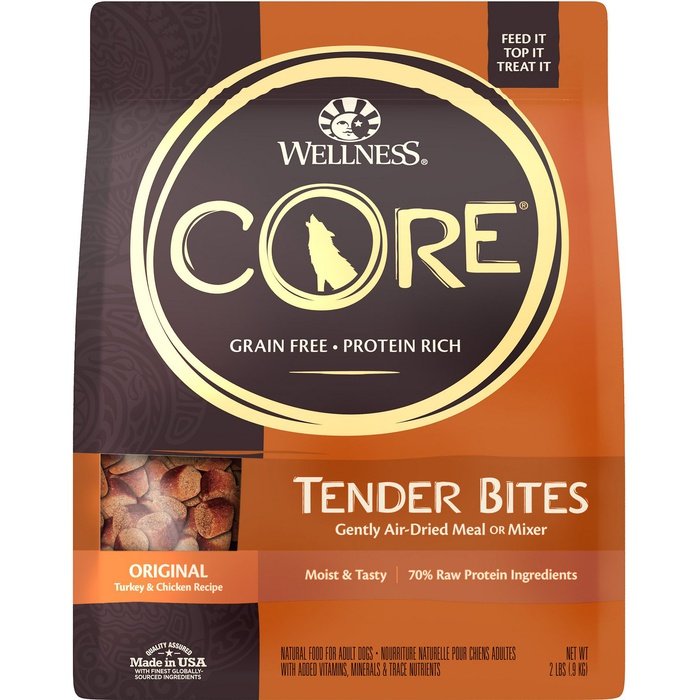 Wellness Core nourriture Nourriture pour chien Séché à l'air, sans grain, Wellness Core 2lbs