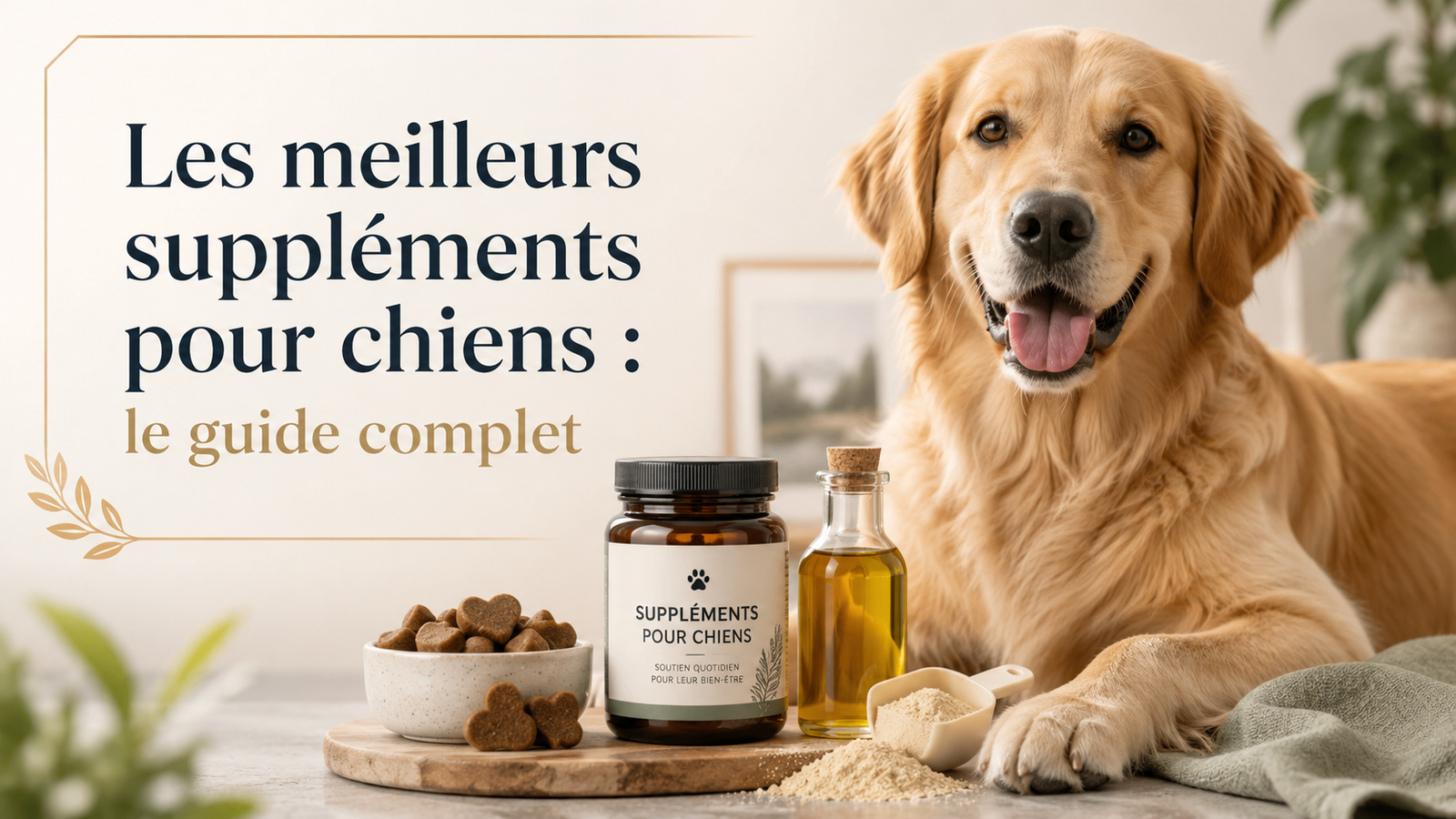 Les meilleurs suppléments pour chiens : le guide complet | Sherbrooke Canin