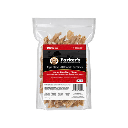 Parker's Tripe Sticks 454g