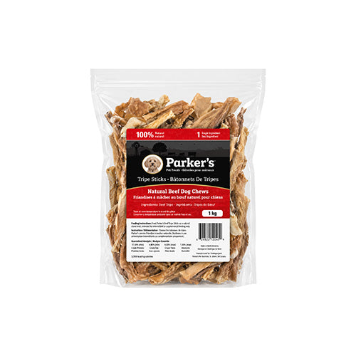 Parker's Tripe Sticks 1kg