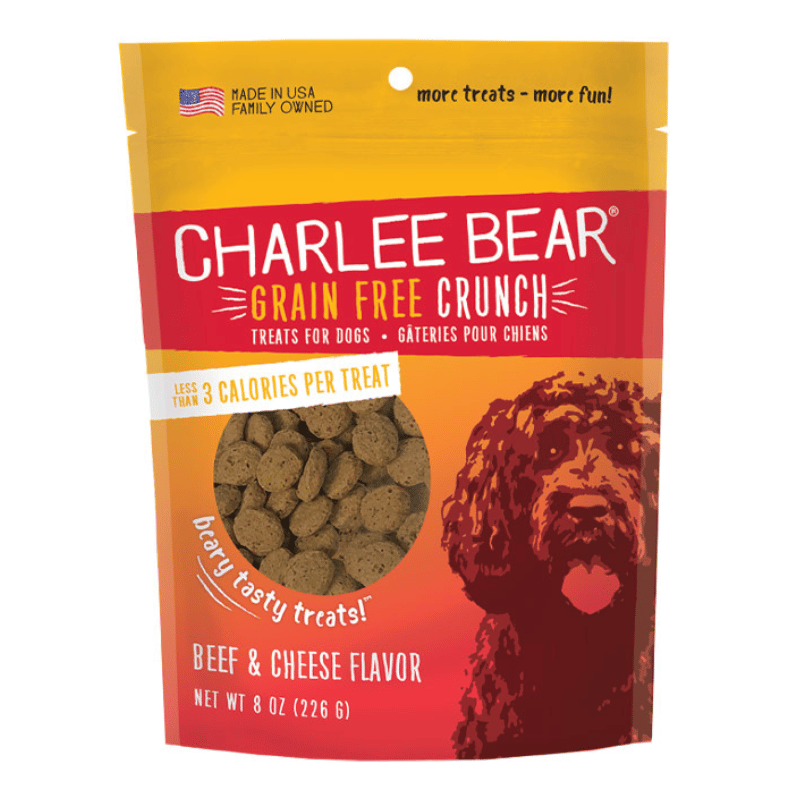 Charlee Bear Grain Free Bœuf et Fromage Gâterie pour Chien 227g