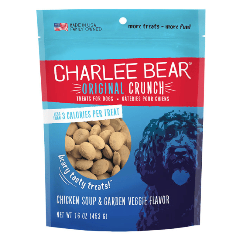 Charlee Bear Original Soupe au Poulet et Légumes du Jardin Gâterie pour Chien 454g