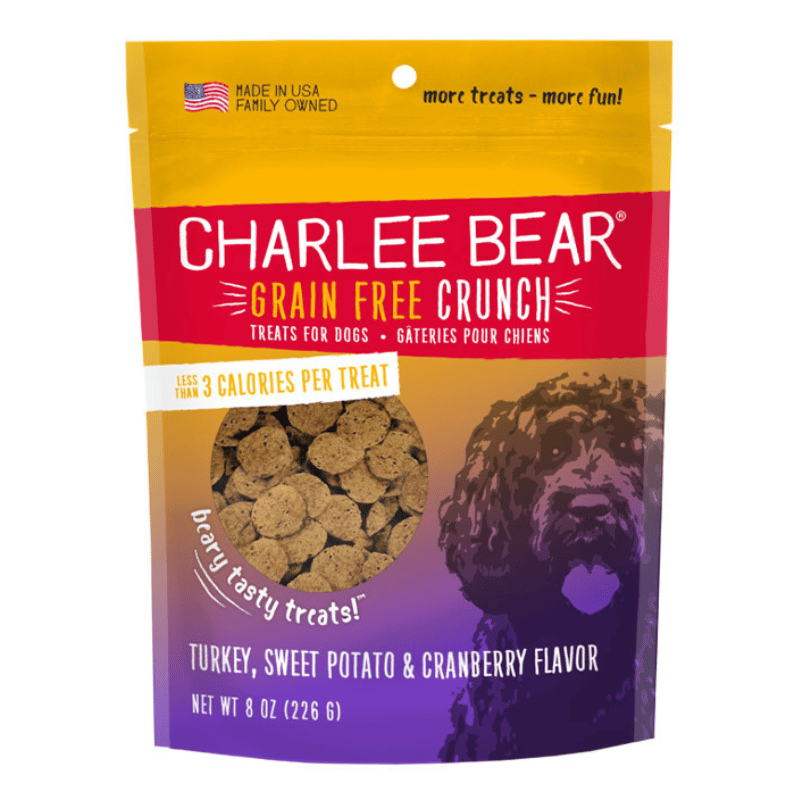 Charlee Bear Grain Free Dinde, Patate Douce et Canneberges Gâterie pour Chien 227g