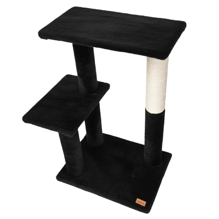 Noba Perchoir moderne 2 niveaux Noir