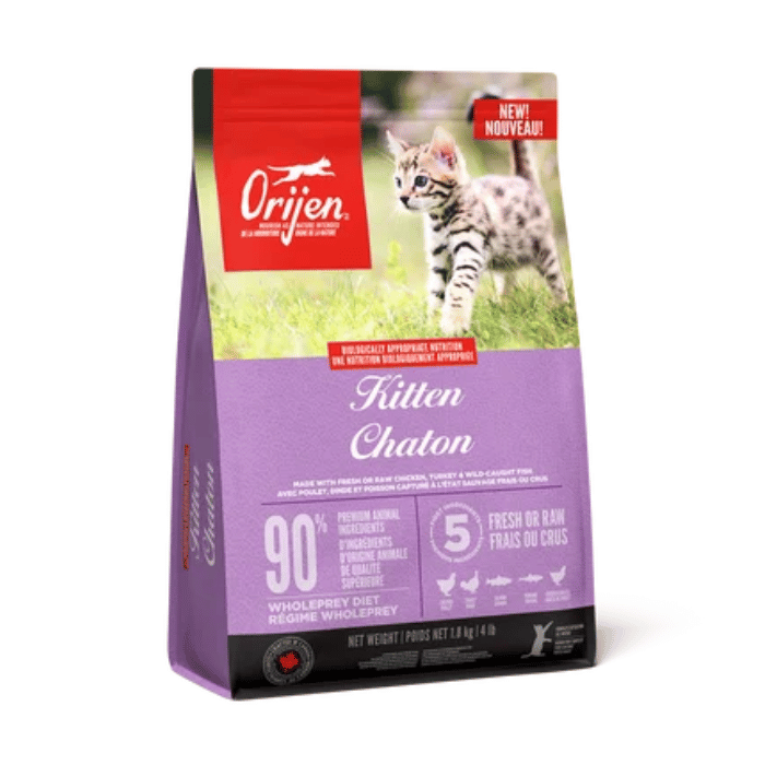 Orijen Nourriture pour chat Nourriture pour chaton Orijen Nourriture pour chaton Orijen Kitten - Poulet, Dinde & Saumon | Sherbrooke Canin