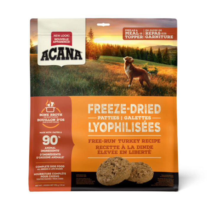 Acana nourriture Galettes lyophilisées à la dinde Acana pour chiens 397 g Galettes lyophilisées à la dinde Acana pour chiens 397 g
