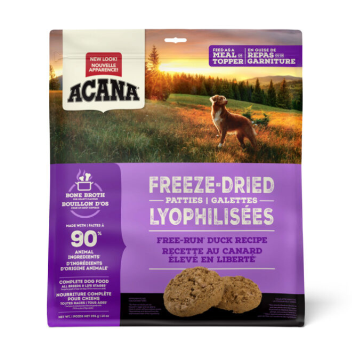 Acana nourriture Galettes lyophilisées au canard Acana pour chiens 397 g Galettes lyophilisées au canard Acana pour chiens 397 g