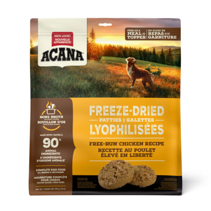 Acana nourriture Galettes lyophilisées au poulet Acana pour chiens 397 g Galettes lyophilisées au poulet Acana pour chiens 397 g