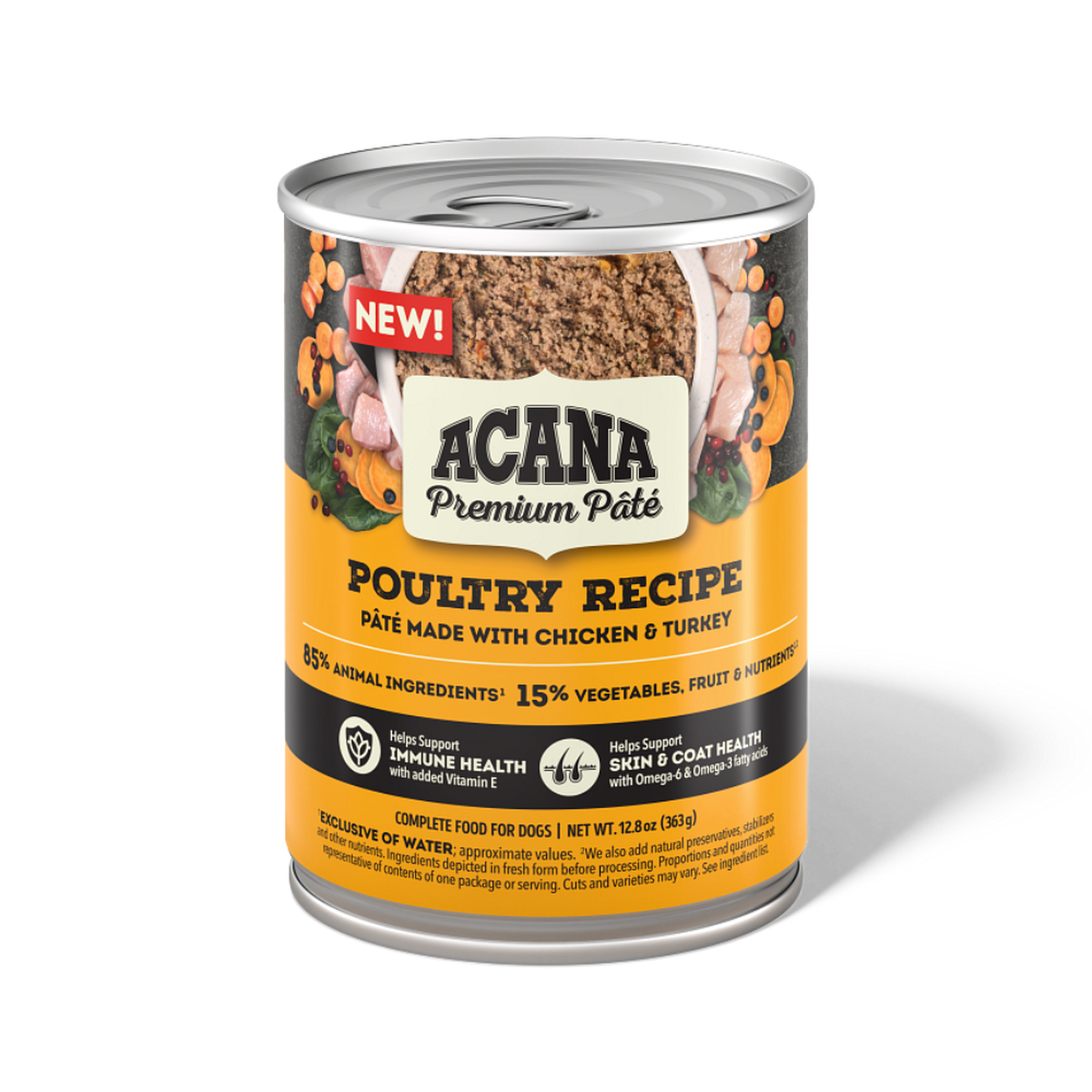 ACANA Nourriture humide ACANA PREMIUM PÂTÉ Chien Volaille - Caisse 12 x 363 g ACANA PREMIUM PÂTÉ Chien Volaille - Caisse 12 x 363 g | Sherbrooke Canin