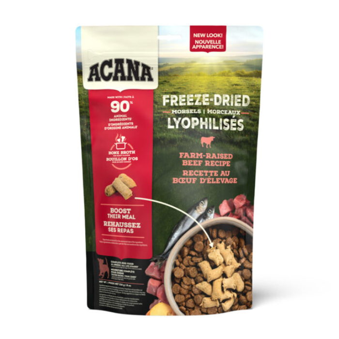 Acana nourriture Morceaux lyophilisés au boeuf - Acana pour chiens 227 g Morceaux lyophilisés au boeuf - Acana pour chiens 227 g