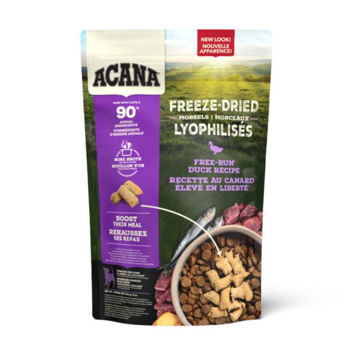 Acana nourriture Morceaux lyophilisés au canard - Acana pour chiens 227 g Morceaux lyophilisés au canard - Acana pour chiens 227 g