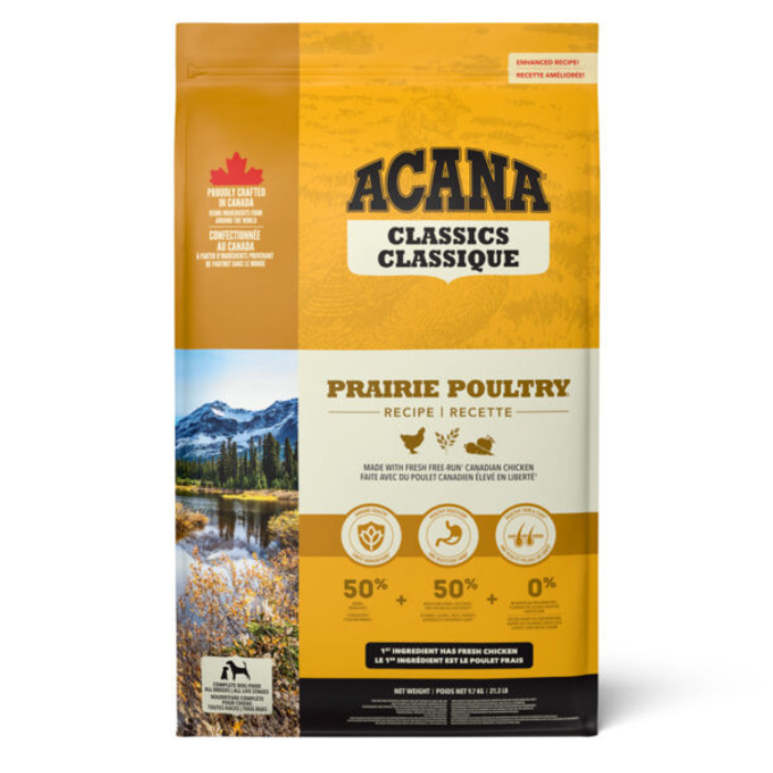 Acana nourriture Nourriture pour chiens Acana classique prairie Nourriture pour chiens Acana classique prairie