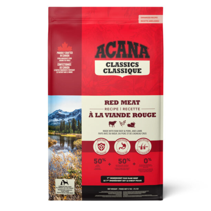 Acana nourriture Nourriture pour chiens Acana classique viande rouge Nourriture pour chiens Acana classique viande rouge