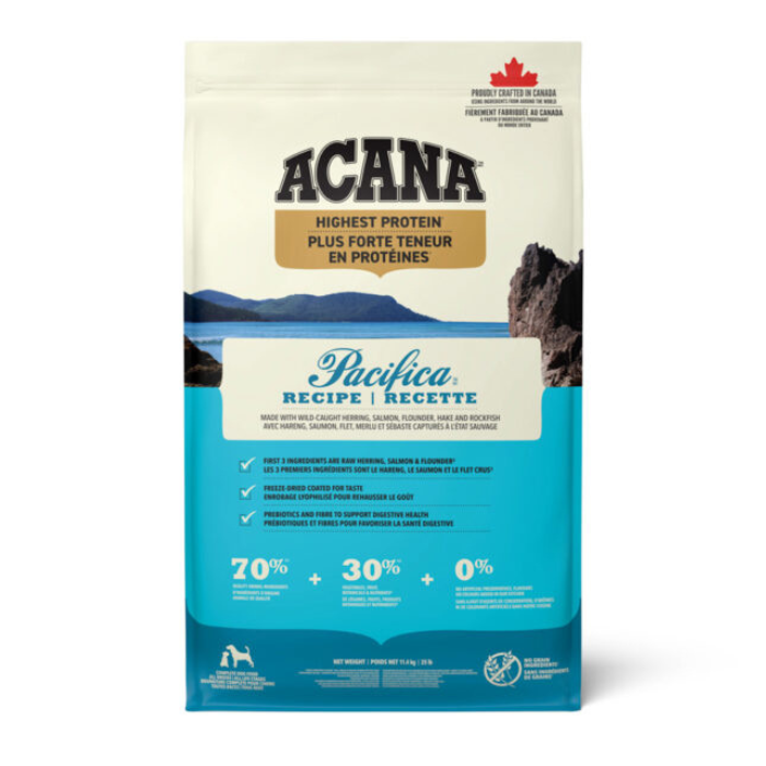 Acana nourriture Nourriture pour chiens Acana Pacifica Protéines Nourriture pour chiens Acana Pacifica Protéines