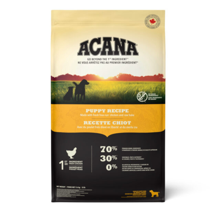 Acana nourriture Nourriture pour chiots Acana CA Nourriture pour chiots Acana CA