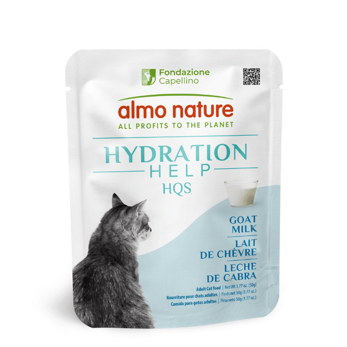 Almo Nature nourriture chat Almo Nature Hqs Hydration Help Chat - Lait De Chèvre 50gr Almo Nature Hqs Hydration Help Chat - Lait De Chèvre 50gr