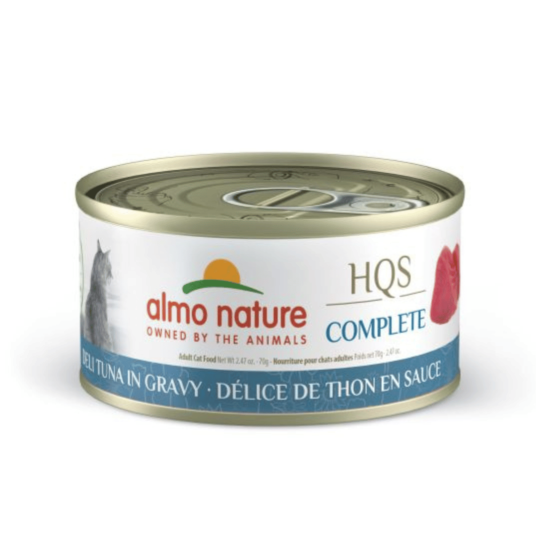 Almo Nature nourriture chat Nourriture pour chats HQS Complète - Délice De Thon En Sauce 70gr Nourriture pour chats HQS Complète - Délice De Thon En Sauce 70gr