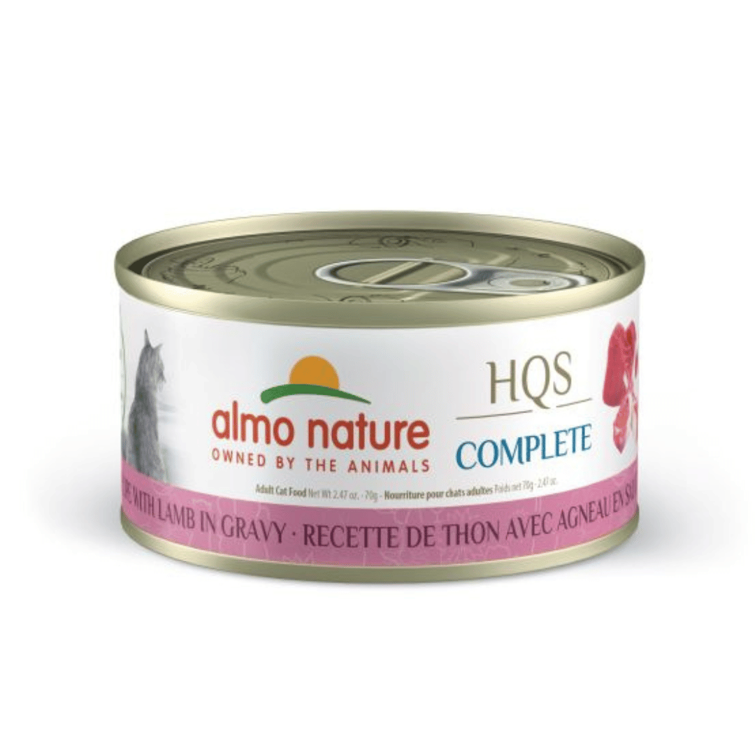 Almo Nature nourriture chat Nourriture pour chats HQS Complète - Thon Avec Agneau En Sauce 70gr Nourriture pour chats HQS Complète - Thon Avec Agneau En Sauce 70gr