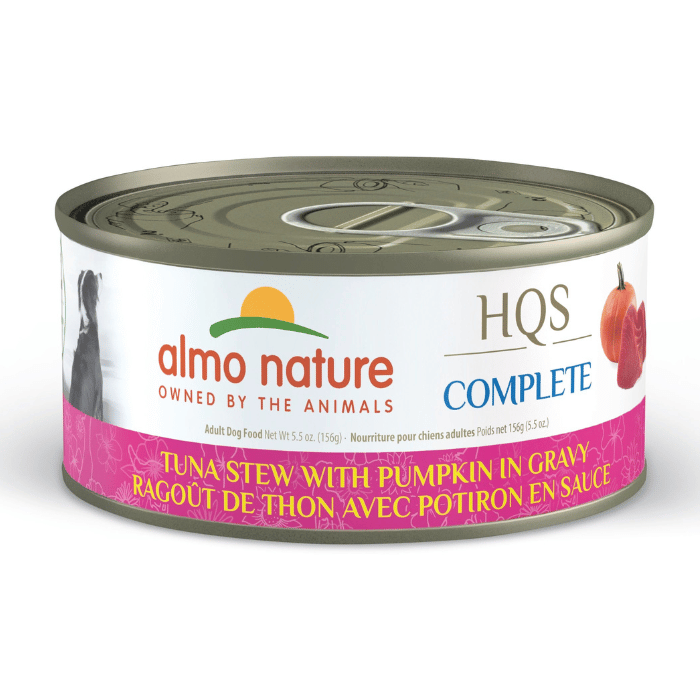 Almo Nature nourriture humide Nourriture  humide pour chiens - Almo Nature Hqs Complete - Ragoût De Thon Avec Potiron En Sauce 156g Nourriture  humide pour chiens - Almo Nature Hqs Complete - Ragoût De Thon Avec Potiron En Sauce 156g