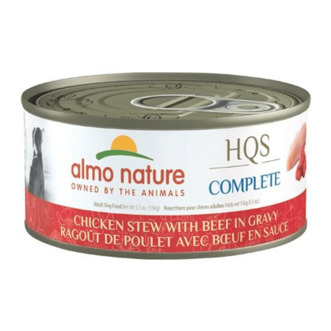 Almo Nature nourriture humide Nourriture humide pour chiens - Complète HFC ragoût de Poulet avec boeuf - 156g Nourriture humide pour chiens - Complète HFC ragoût de Poulet avec boeuf - 156g