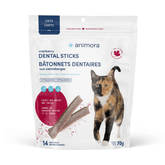 Animora Gel dentaire Animora Bâtonnets Dentaires Aux Canneberges Pour Chat, 14 Unités Animora Bâtonnets Dentaires Aux Canneberges Pour Chat, 14 Unités
