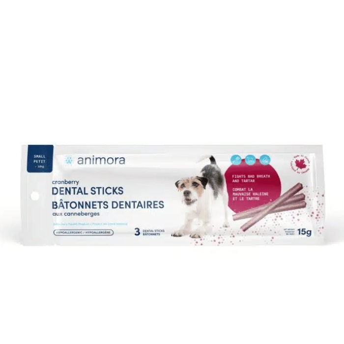 Animora Gel dentaire Petit Animora Bâtonnets Dentaires Aux Canneberges Pour Chien