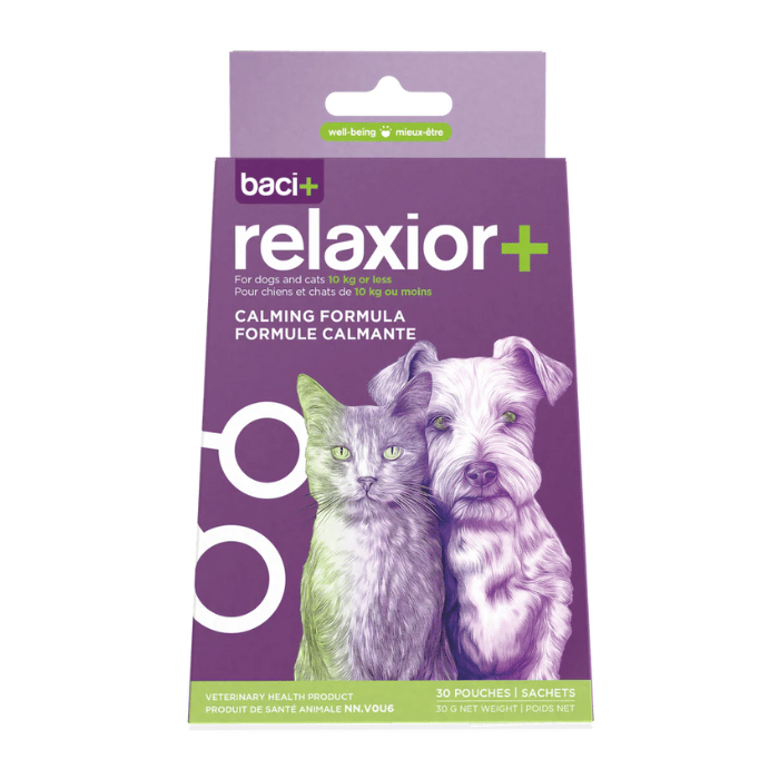 Baci+ supplement Relaxior+ Formule calmante naturelle pour chiens et chats Relaxior+ Formule calmante naturelle pour chiens et chats