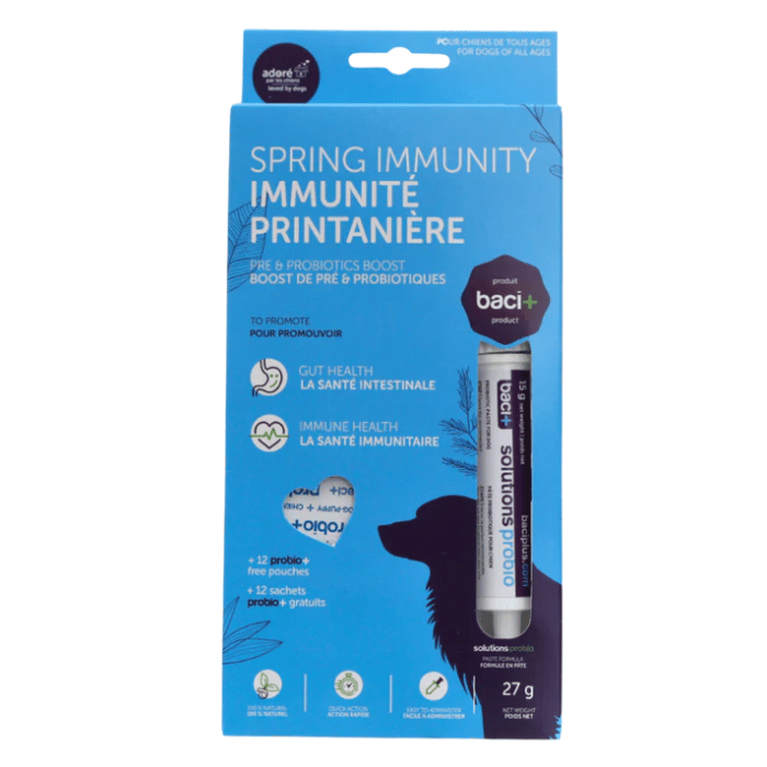 Baci+ supplement Trousse Immunité Printanière pour Chiens