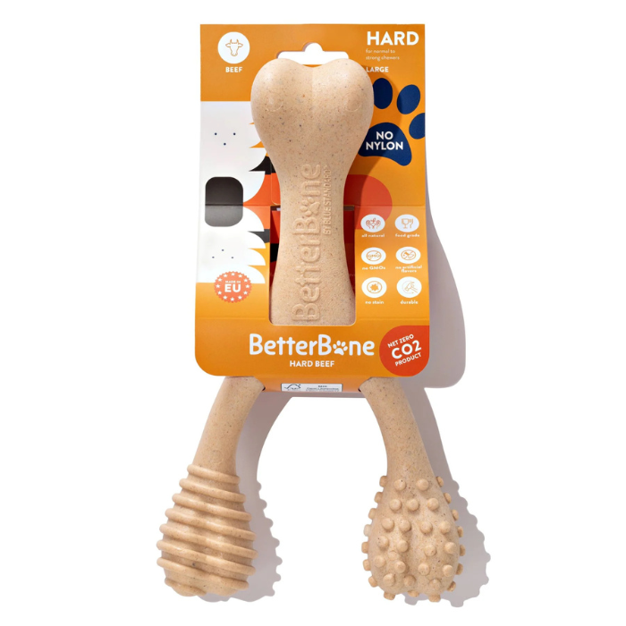Batterbone jouets pour chien Large BetterBone HARD : Saveur de boeuf BetterBone HARD : Saveur de boeuf