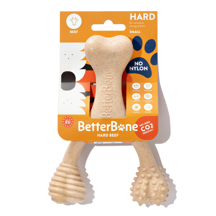 Batterbone jouets pour chien Mini BetterBone HARD : Saveur de boeuf BetterBone HARD : Saveur de boeuf