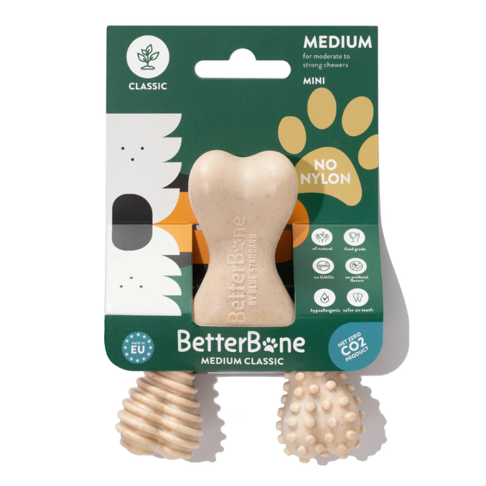 Batterbone jouets pour chien Mini BetterBone MEDIUM : saveur classic BetterBone MEDIUM : saveur classic