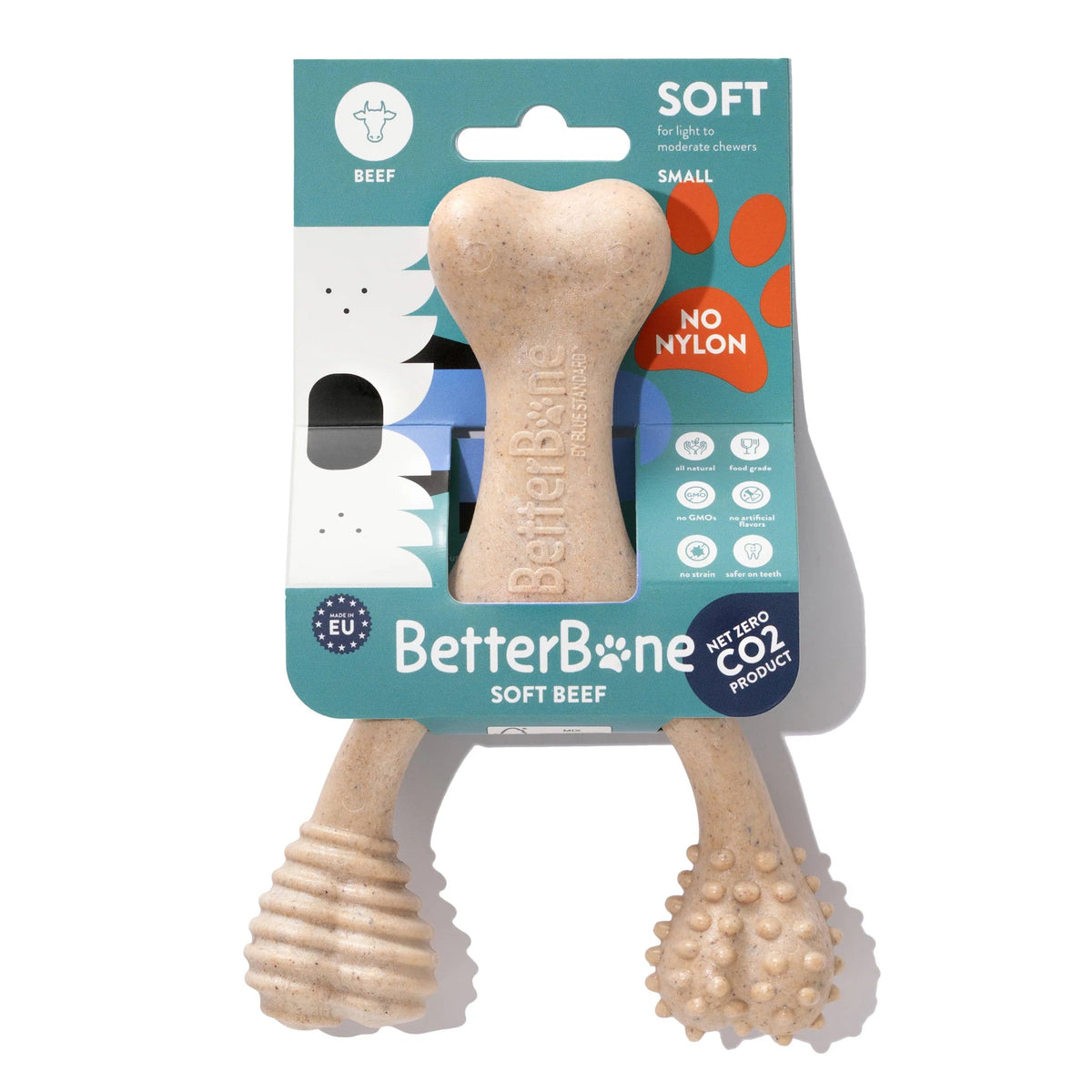 Batterbone jouets pour chien BetterBone SOFT : La Mastication Naturelle Idéale pour Chiots, Chiens Seniors et Mâcheurs Doux. Écologique, Non Toxique, 100% Naturelle - Saveur de boeuf BetterBone SOFT : La Mastication Naturelle Idéale pour Chiots, Chiens Seniors et Mâcheurs Doux. Écologique, Non Toxique, 100% Naturelle - Saveur de boeuf