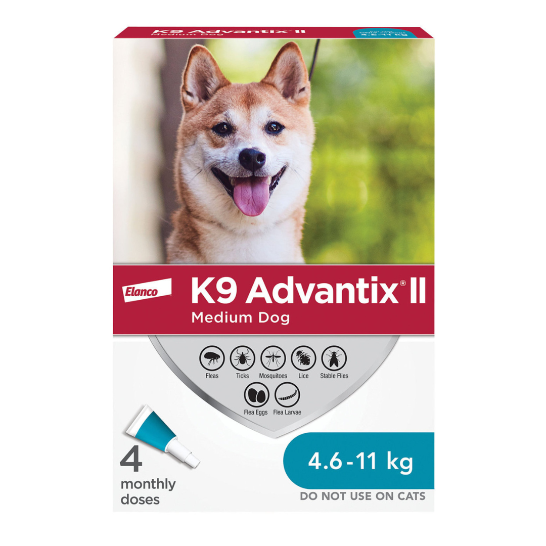 Bayer k9 advantix 4.6-11kg K9 advantix II protection contre les puces et les tiques - 4 doses K9 advantix II protection contre les puces et les tiques - 4 doses