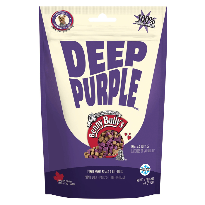 Benny's bully Gâteries Benny Bully's Gâteries Pour Chien - Deep Purple, Patate Douce Japonaise Et Foie De Boeuf Benny Bully's Gâteries Pour Chien - Deep Purple, Patate Douce Japonaise Et Foie De Boeuf