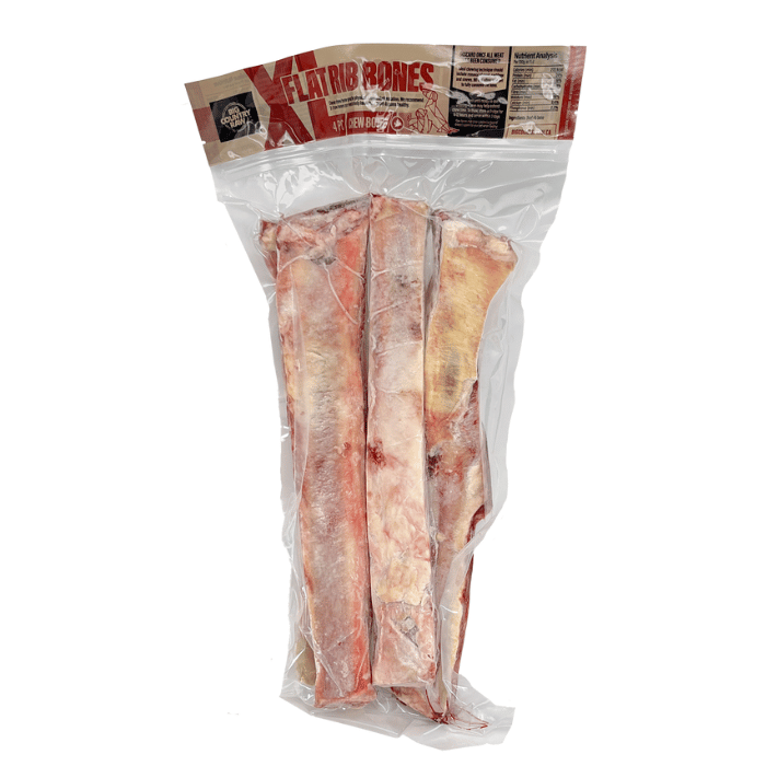 Big Country Raw congele Côte de boeuf XL Flat Rib Bone – 4 morceaux