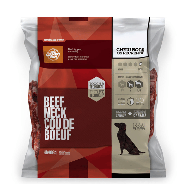 Big Country Raw congele Cou de boeuf 2 lb cru congelé - en magasin seulement