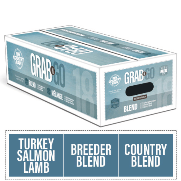 Big Country Raw congele Grab N Go Blend 18