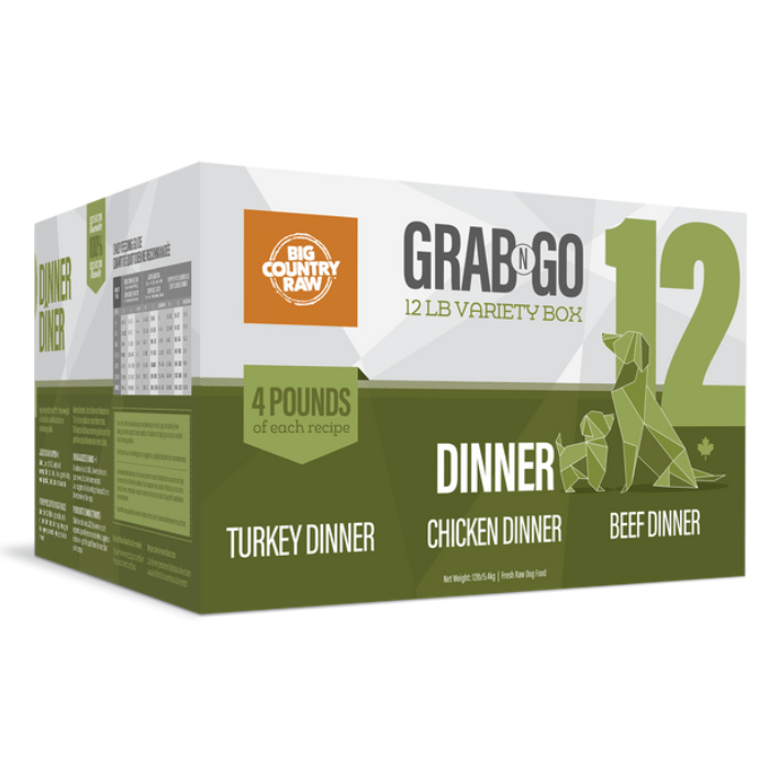 Big Country Raw congele Grab N Go Dinner 12 Grab N Go Dinner 12