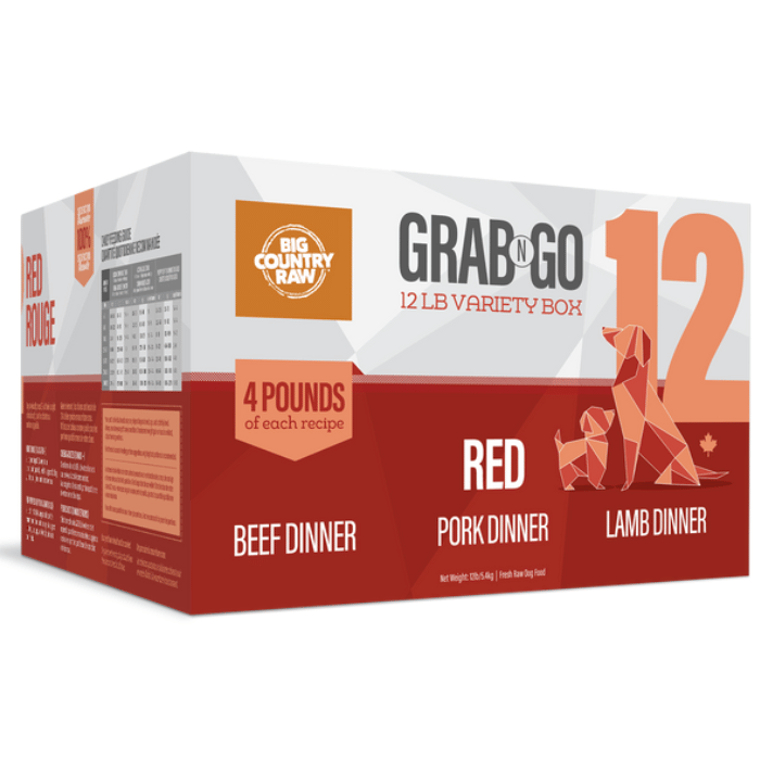 Big Country Raw congele Grab N Go Red 12 Grab N Go Red 12